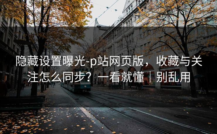 隐藏设置曝光-p站网页版，收藏与关注怎么同步？一看就懂｜别乱用